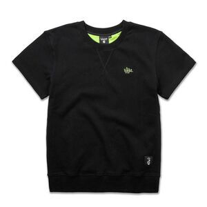 Vast Elements Collegiate Crew University T-shirt - Black NEW NWT